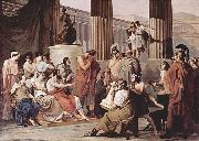 Francesco Hayez Ulysses at the court of Alcinous oil painting on canvas